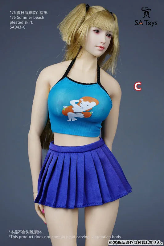 1/6 Summer Beach Pleated Skirt C (DOLL ACCESSORY)ㅤ – SA TOYS – ActionFigureBrasil