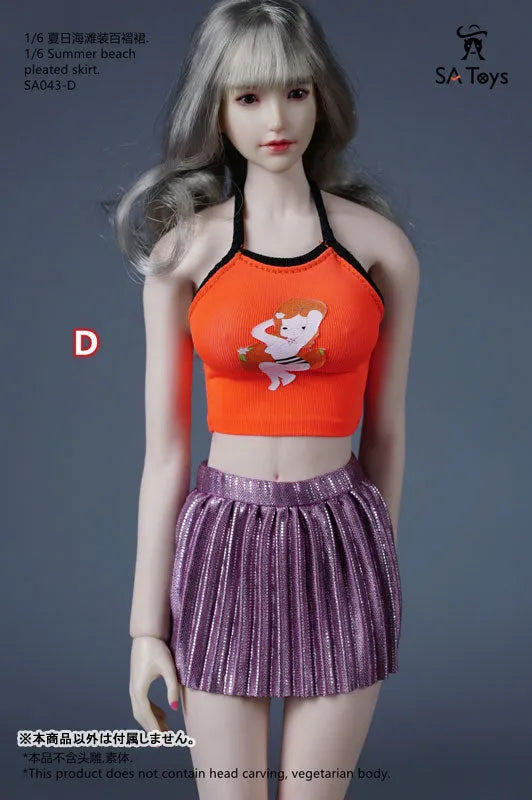 1/6 Summer Beach Pleated Skirt D (DOLL ACCESSORY)ㅤ – SA TOYS – ActionFigureBrasil