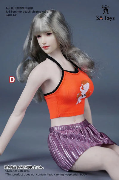 1/6 Summer Beach Pleated Skirt D (DOLL ACCESSORY)ㅤ – SA TOYS – ActionFigureBrasil — close