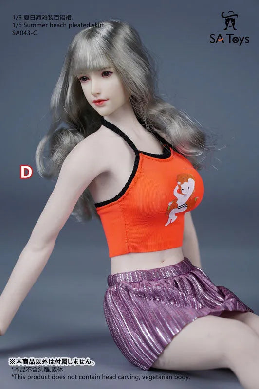 1/6 Summer Beach Pleated Skirt D (DOLL ACCESSORY)ㅤ – SA TOYS – ActionFigureBrasil