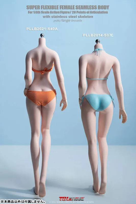 1/6 Super Flexible Female Seamless Body Pale Large Bust Tall/Slender Body Ankles Seamless S40Aㅤ – TBLeague – ActionFigureBrasil