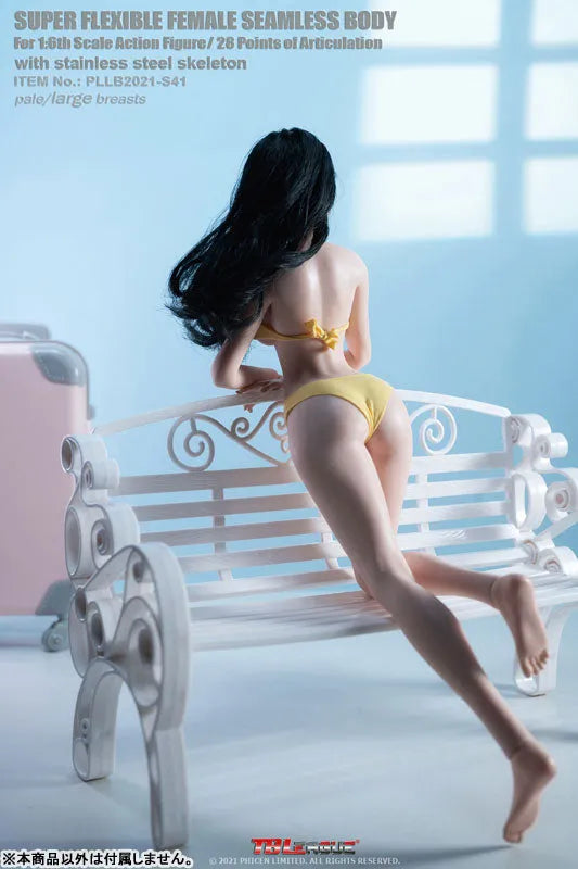 1/6 Super Flexible Female Seamless Body Pale Large Bust Tall/Slender Body Ankles Split S41 w/Headㅤ – TBLeague – ActionFigureBrasil