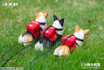 1/6 Welsh Corgi Pembroke Bㅤ – JXK Studio – ActionFigureBrasil — ângulo diferente