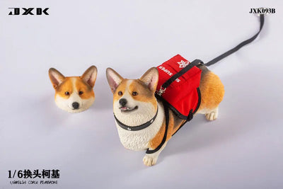 1/6 Welsh Corgi Pembroke Bㅤ – JXK Studio – ActionFigureBrasil — ângulo diferente