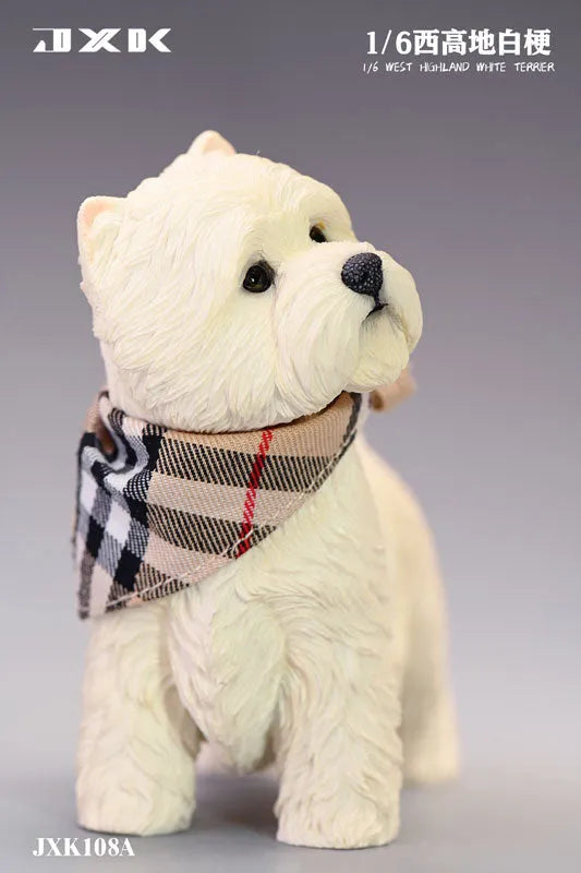 1/6 West Highland White Terrier Aㅤ – JXK Studio – ActionFigureBrasil