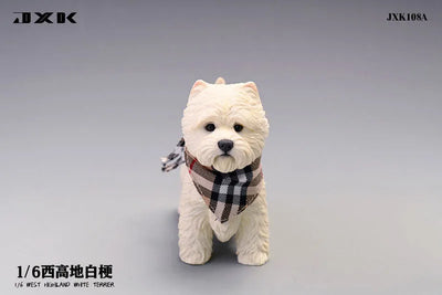 1/6 West Highland White Terrier Aㅤ – JXK Studio – ActionFigureBrasil — close