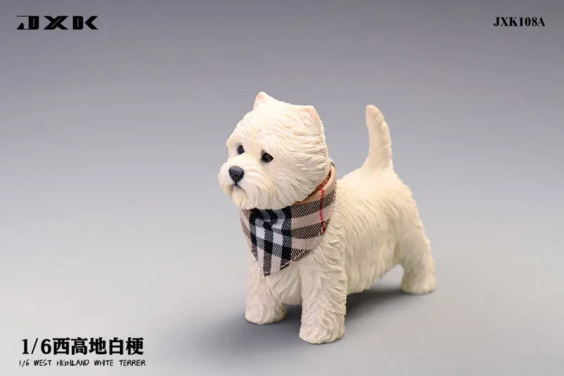 1/6 West Highland White Terrier Aㅤ – JXK Studio – ActionFigureBrasil