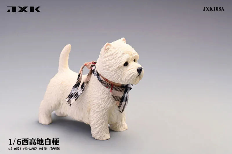 1/6 West Highland White Terrier Aㅤ – JXK Studio – ActionFigureBrasil