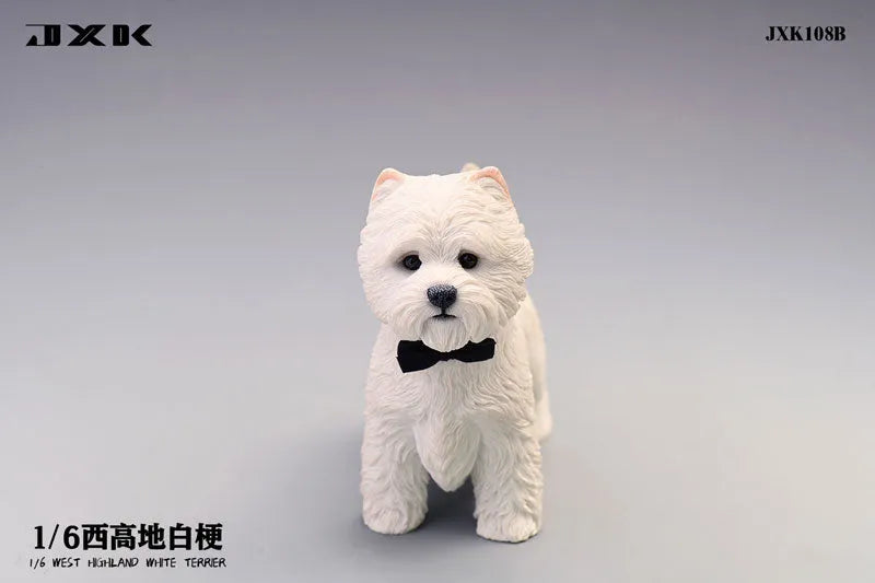 1/6 West Highland White Terrier Bㅤ – JXK Studio – ActionFigureBrasil