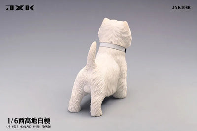 1/6 West Highland White Terrier Bㅤ – JXK Studio – ActionFigureBrasil — detalhe do produto