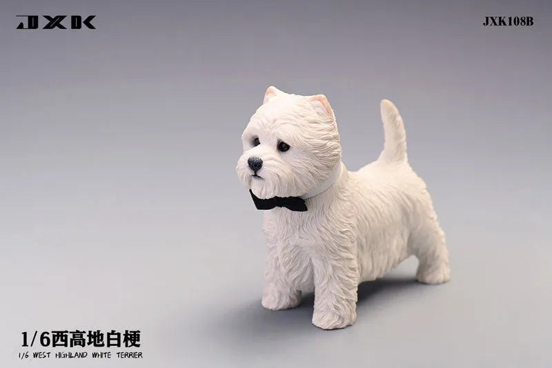 1/6 West Highland White Terrier Bㅤ – JXK Studio – ActionFigureBrasil