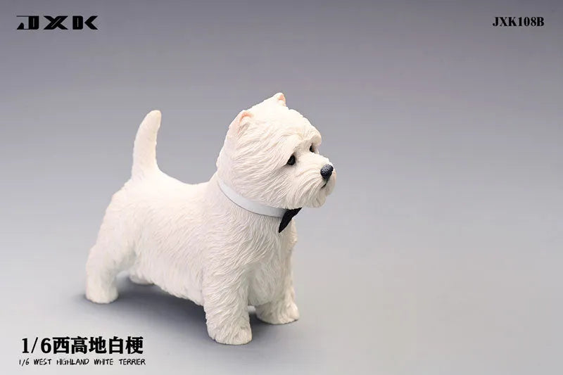 1/6 West Highland White Terrier Bㅤ – JXK Studio – ActionFigureBrasil