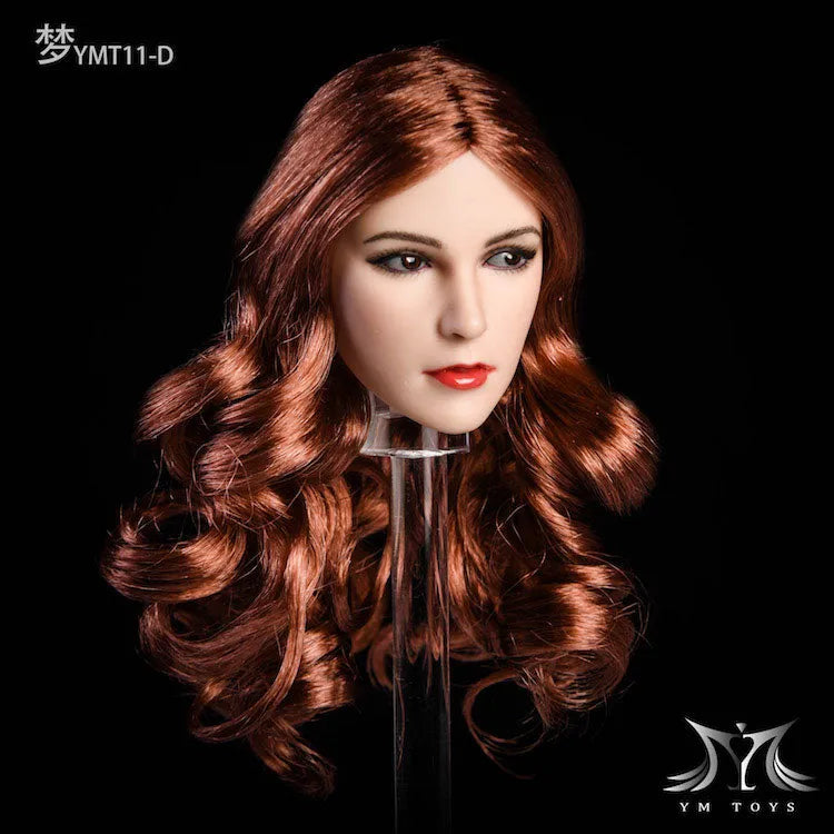 1/6 Western Female Sexy Beauty Head 11 Dㅤ – YM Toys – ActionFigure Brasil