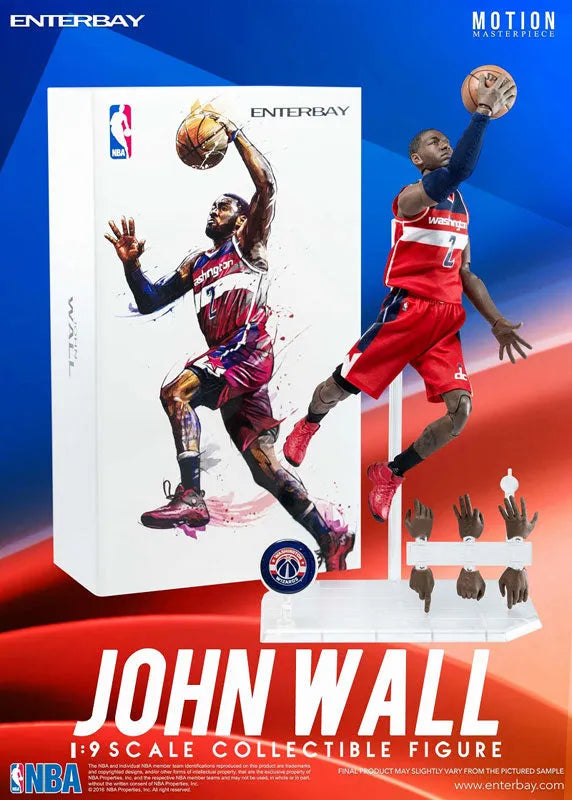 1/9 Motion Masterpiece Collectible Figure - NBA Collection: John Wall MM-1204ㅤ – Enterbay – ActionFigureBrasil