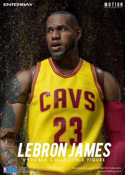 1/9 Motion Masterpiece Collectible Figure - NBA Collection: LeBron James MM-1205ㅤ – Enterbay – ActionFigureBrasil — close