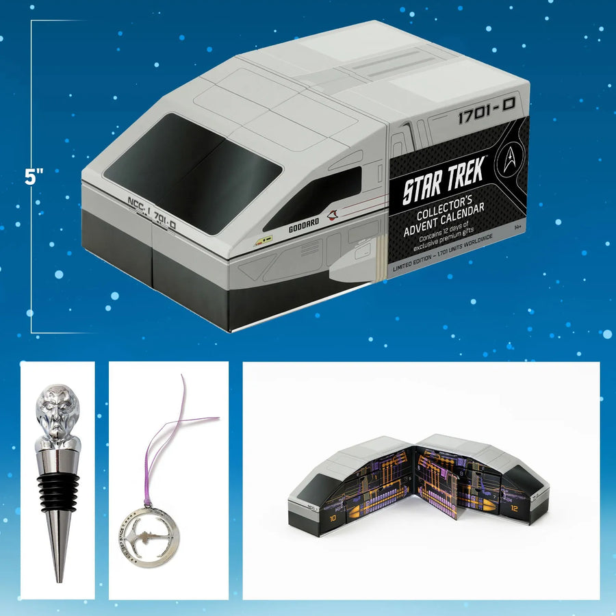 12 Days of Star Trek Advent Calendar - LIMITED EDITION: 1701 – Insight Editions – ActionFigure Brasil
