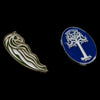 COLLECTIBLE PIN SET - ROHAN HORSE & WHITE TREE OF GONDOR