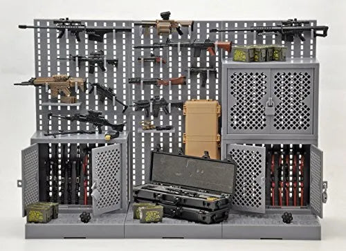 1inch - Little Armory LD002 - Gun Rack A - 1/12 (Tomytec)ㅤ – Tomytec – ActionFigureBrasil
