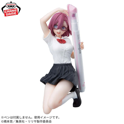2.5-jigen no Yuuwaku - Amano Ririsa - PenLife! - Uniform Ver. (Bandai Spirits)ㅤ – Bandai Spirits – ActionFigureBrasil — ângulo diferente