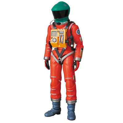 2001: A Space Odyssey - Mafex No.110 - Space Suit - Green Helmet & Orange Suit ver. (Medicom Toy)ㅤ – Medicom Toy As Manufacturer – ActionFigureBrasil — detalhe do produto