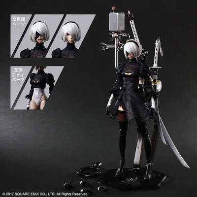 2B (YoRHa No.2 Type B) Deluxe – Square Enix – ActionFigure Brasil — iluminação de estúdio