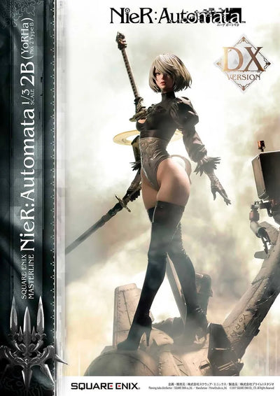 2B - YoRHa No. 2 Type B (Deluxe Ver.) (Deluxe Version) – Square Enix – ActionFigure Brasil — ângulo diferente
