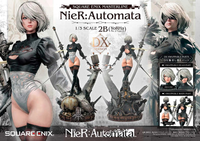 2B - YoRHa No. 2 Type B (Deluxe Ver.) (Deluxe Version) – Square Enix – ActionFigure Brasil — ângulo diferente