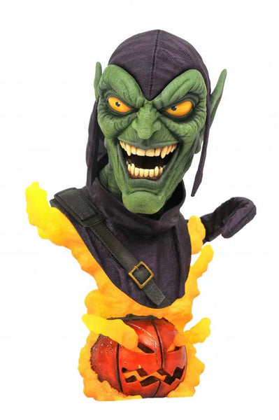 3D Legends / Marvel Comics: Green Goblin Bustㅤ – Diamond Select – ActionFigureBrasil