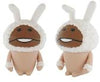 Osawari Tantei Nameko Saibai Kit - Shiro Usagi Nameko - Soft Vinyl Figure (Ensky)ㅤ