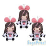 A.I.Channel - Kizuna Ai - Plush Keyholder - Setㅤ - ActionFigure Brasil