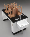 1/12 Posable Figure Accessory - Science Room Desk and Chairs - 1/12 (Hasegawa)ㅤ