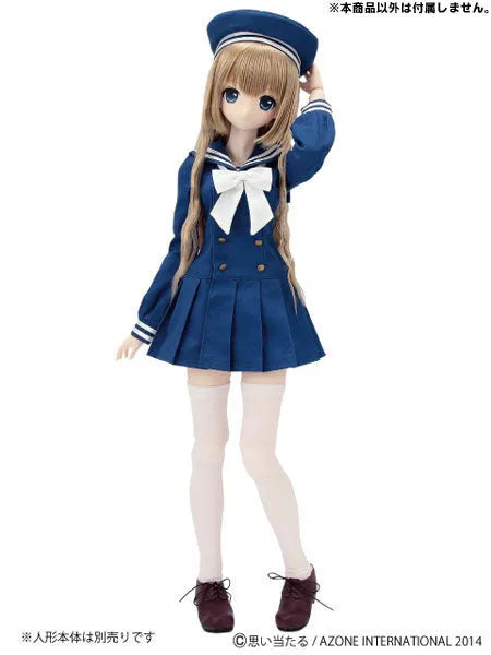 48/50cm Doll Wear - 50 Gymnasium Sailor One-piece Dress Set / Navy (DOLL ACCESSORY)ㅤ – Azone International – ActionFigure Brasil