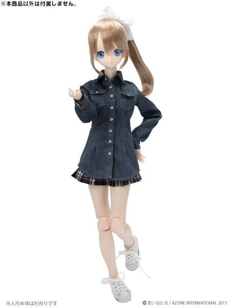 48/50cm Doll Wear - AZO2 Denim Shirt One-piece Dress / Indigo (DOLL ACCESSORY)ㅤ – Azone International – ActionFigure Brasil