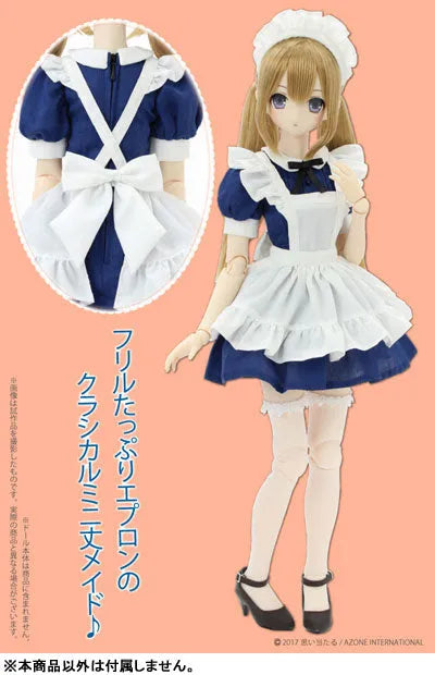 48cm/50cm Doll Wear - 50 Classical Mini Maid Costume Set / Blue (DOLL ACCESSORY)ㅤ – Azone International – ActionFigure Brasil