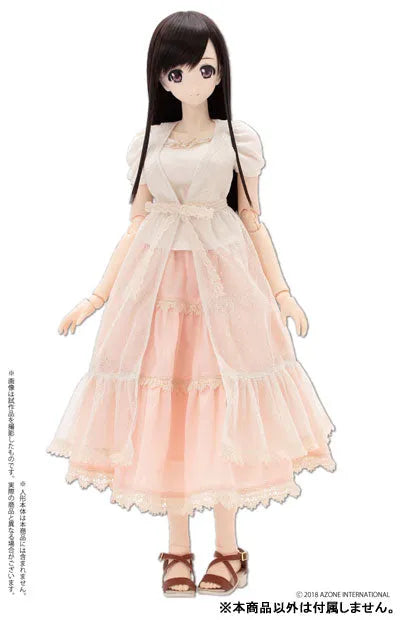 48cm/50cm Doll Wear - AZO2 Early summer Dress Set / Beige x Pink (DOLL ACCESSORY)ㅤ – Azone International – ActionFigure Brasil