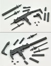 LittleArmory [LA084] SMG-UZ Type 1/12 Plastic Modelㅤ