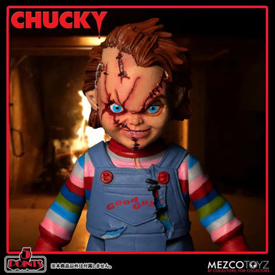 5 Point / Child's Play Series: Chucky Action Figure Deluxe Setㅤ – Mezco – ActionFigure Brasil — close