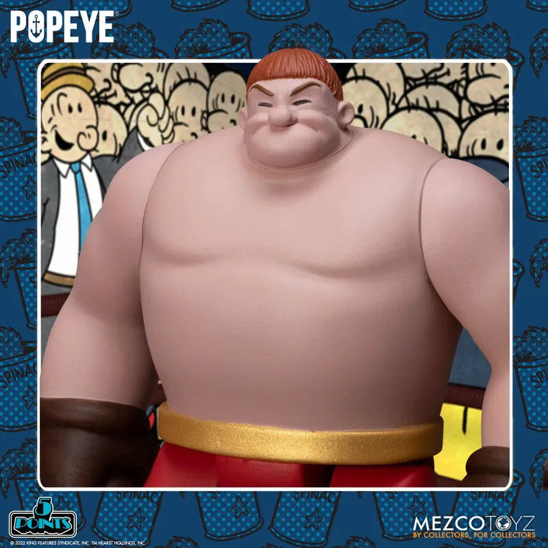 5-Point / Popeye: Popeye & Oxheart 3.75 Inch Action Figure Setㅤ – Mezco – ActionFigure Brasil