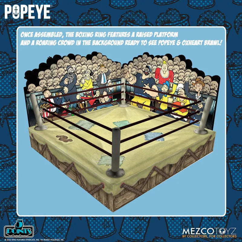 5-Point / Popeye: Popeye & Oxheart 3.75 Inch Action Figure Setㅤ – Mezco – ActionFigure Brasil