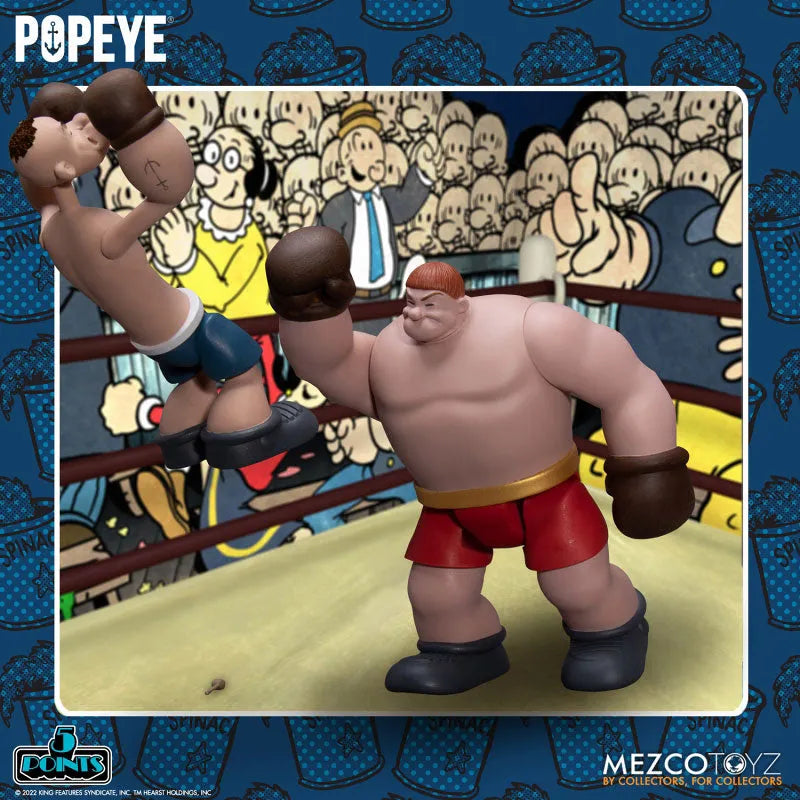 5-Point / Popeye: Popeye & Oxheart 3.75 Inch Action Figure Setㅤ – Mezco – ActionFigure Brasil