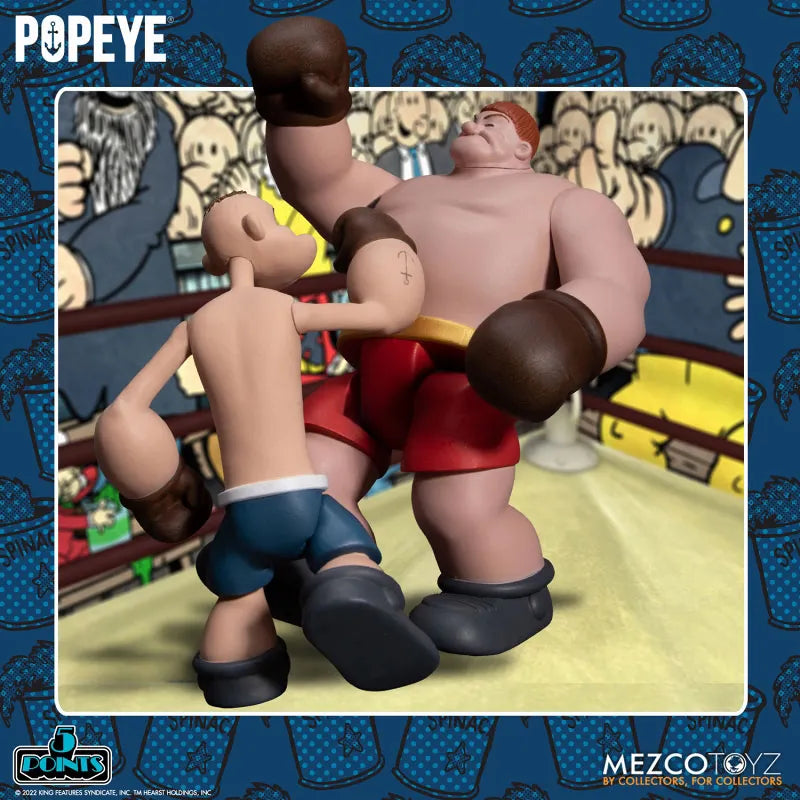 5-Point / Popeye: Popeye & Oxheart 3.75 Inch Action Figure Setㅤ – Mezco – ActionFigure Brasil