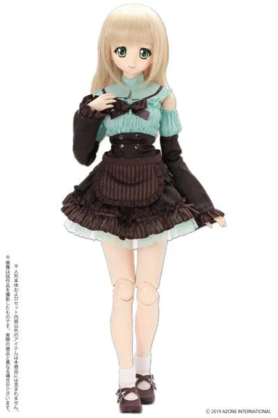 50cm Collection - Doll Clothes - AZO2 Chocolate Maid Set - Mint Chocolate (Azone)ㅤ – Azone As Manufacturer – ActionFigure Brasil