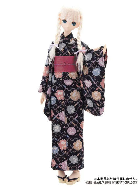 50cm Doll Wear - 50 Yukata Set -Tsukimi Rabbit- Navy (DOLL ACCESSORY)ㅤ – Azone International – ActionFigure Brasil