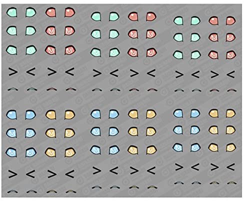 Robot Neoanthropinae Polynian - Polynian - Eye Decals Set: Motoroid 01 - 1/12 (Daibadi Production)ㅤ