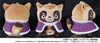 Golden Kamuy - Shiraishi Yoshitake - Doubutsu Fourze - Plush Mascot (Ensky)ㅤ