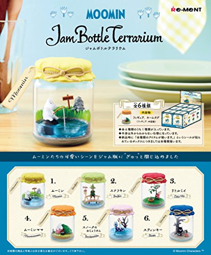 Moomin - Moomintroll - Candy Toy - MOOMIN Jam Bottle Terrarium - 1 (Re-Ment)ㅤ