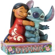 Enesco Disney Traditions - Lilo & Stitch: Lilo & Stitch Ohana Statueㅤ