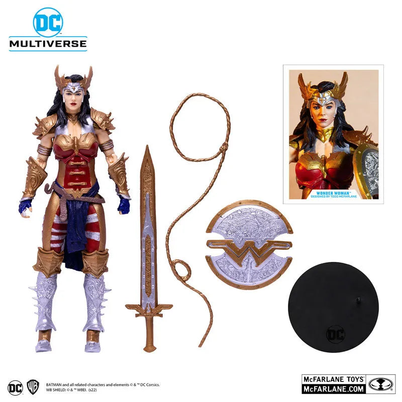 7 Inch, Action Figure #159 Wonder Woman (Variant Paint /Todd McFarlane Version)ㅤ – McFarlane Toys – ActionFigure Brasil