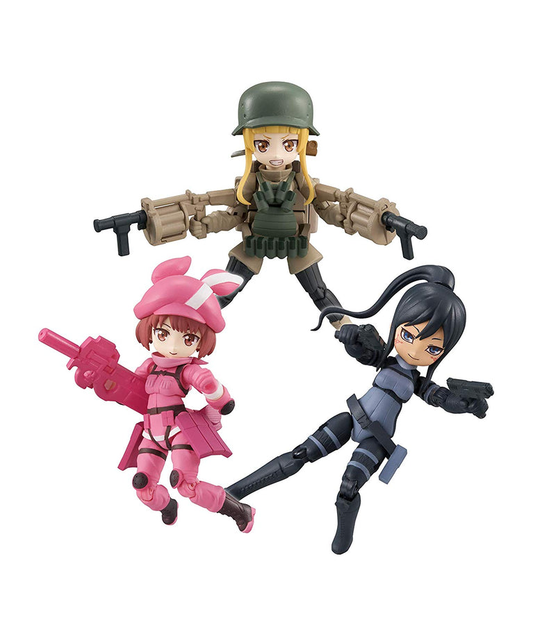 Sword Art Online Alternative Gun Gale Online - Fukajirou, Pitohui, Llenn - Desktop Army - Desktop Army Sword Art Online Alternative Gun Gale Online (MegaHouse)ㅤ