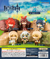 Genshin Impact - Amber - Venti - Diluc Ragnvindr - Paimon - Traveler (Aether) - Traveler (Lumine) - Genshin Capsule Collection Figure vol.1 - Set of 6 Figures (Bushiroad Creative)ㅤ